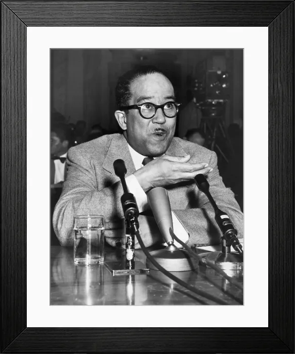 Framed Print : Langston Hughes Testifying Framed Print : Langston Hughes Testifying