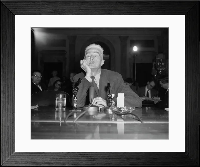 Framed Print : Writer Dashiell Hammett Testifying Before Senate Framed Print : Writer Dashiell Hammett Testifying Before Senate