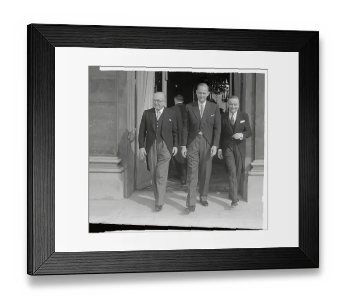 Framed Print : C. Douglas Dillon Walking with Others Framed Print : C. Douglas Dillon Walking with Others