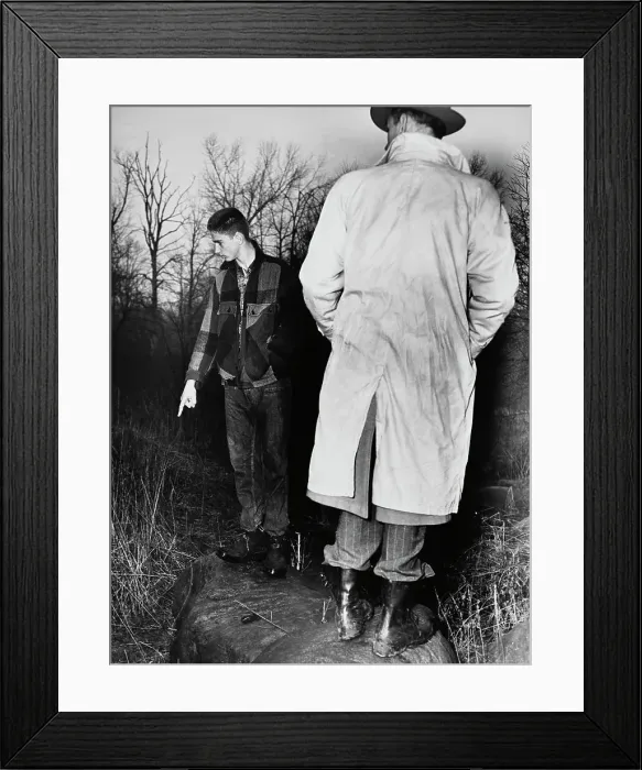 Framed Print : Teenage Murder Suspect Framed Print : Teenage Murder Suspect