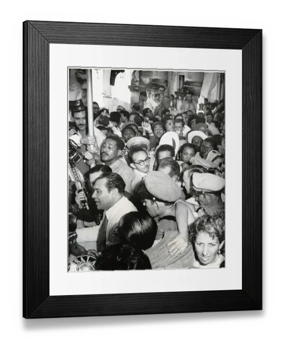 Framed Print : Cubans Mill Around Fulgencio Batista Framed Print : Cubans Mill Around Fulgencio Batista