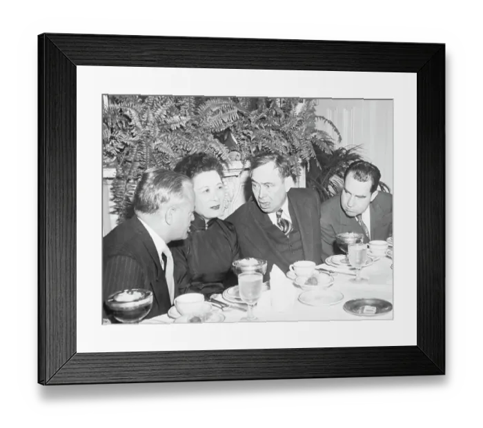 Framed Print : Mme. Chiang Kai-Shek And Richard Nixon Framed Print : Mme. Chiang Kai-Shek And Richard Nixon