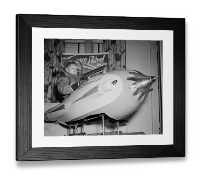 Framed Print : Toy Space Ship at American Toy Fair Framed Print : Toy Space Ship at American Toy Fair