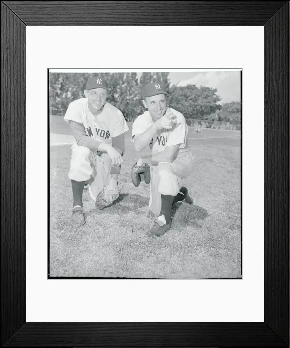 Framed Print : Coach Frank Crosetti Talking with Frank Verdi Framed Print : Coach Frank Crosetti Talking with Frank Verdi