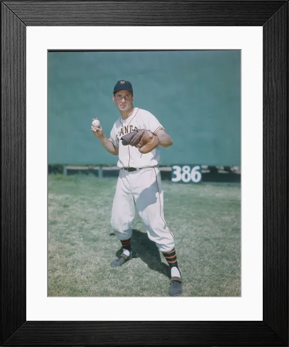 Framed Print : Portrait of Bobby Thomson Framed Print : Portrait of Bobby Thomson