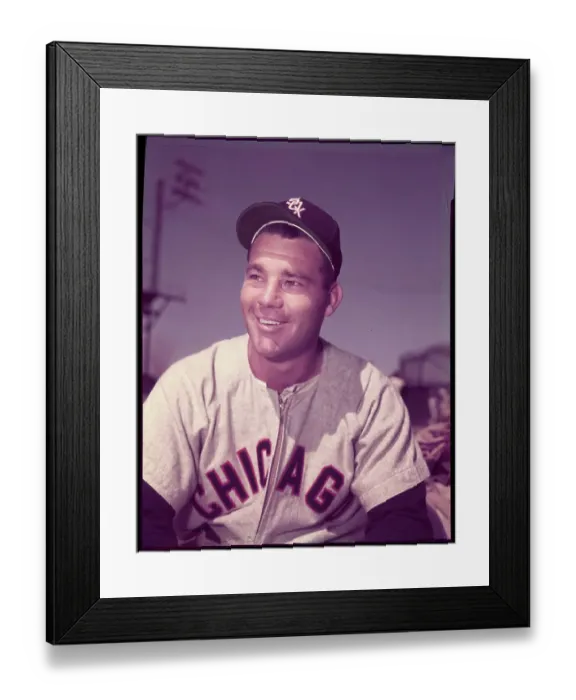 Framed Print : Baseball Player Ferris Fain Framed Print : Baseball Player Ferris Fain