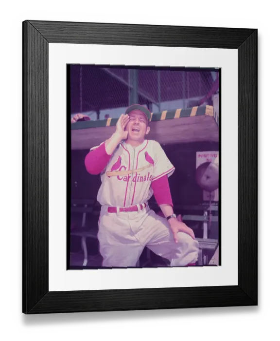 Framed Print : Eddie Stanky Yelling Framed Print : Eddie Stanky Yelling