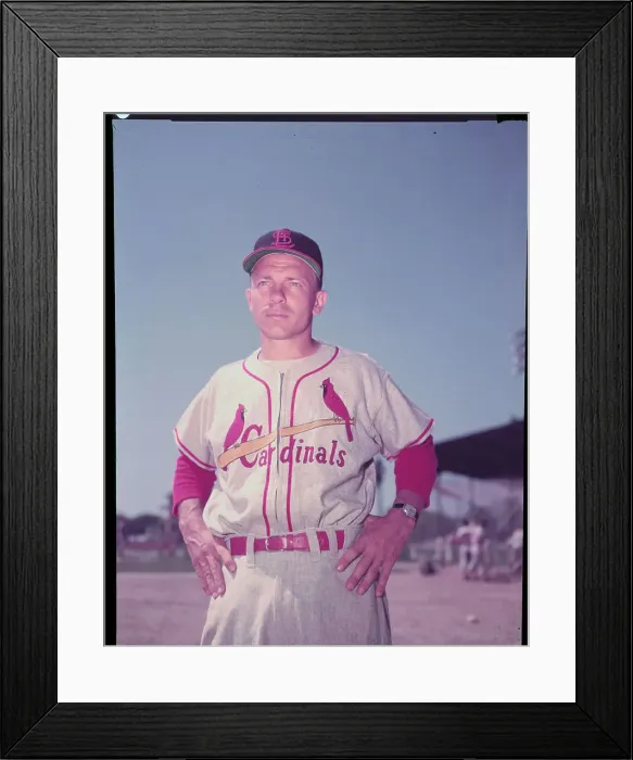 Framed Print : Portrait of Eddie Stanky Framed Print : Portrait of Eddie Stanky