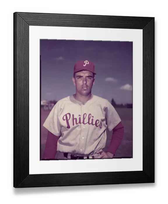 Framed Print : Portrait of Curt Simmons Framed Print : Portrait of Curt Simmons