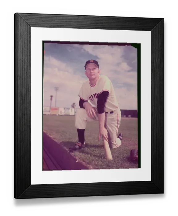 Framed Print : Portrait of Whitey Lockman Framed Print : Portrait of Whitey Lockman