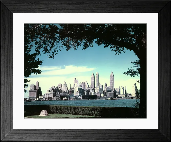 Framed Print : Skyline View from Governor's Island Framed Print : Skyline View from Governor's Island