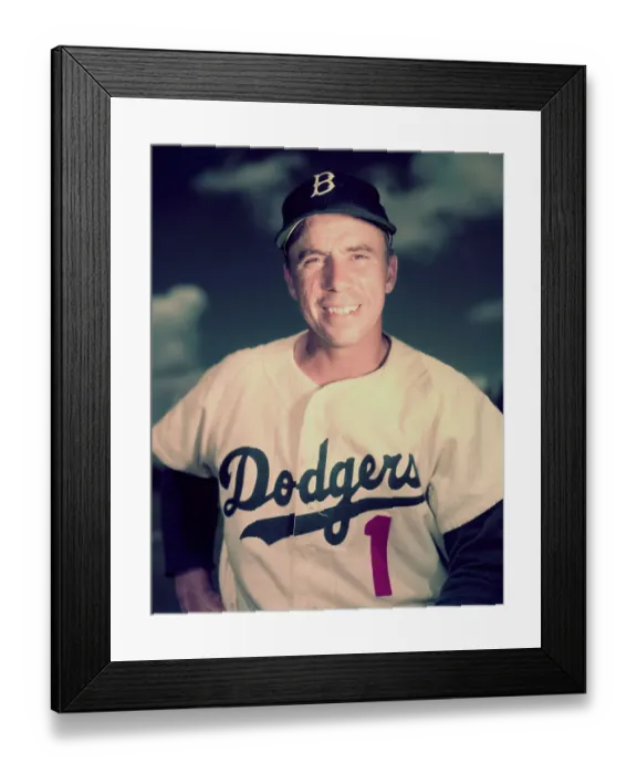 Framed Print : Brooklyn Dodgers Player Harold Pee Wee Reese Framed Print : Brooklyn Dodgers Player Harold Pee Wee Reese