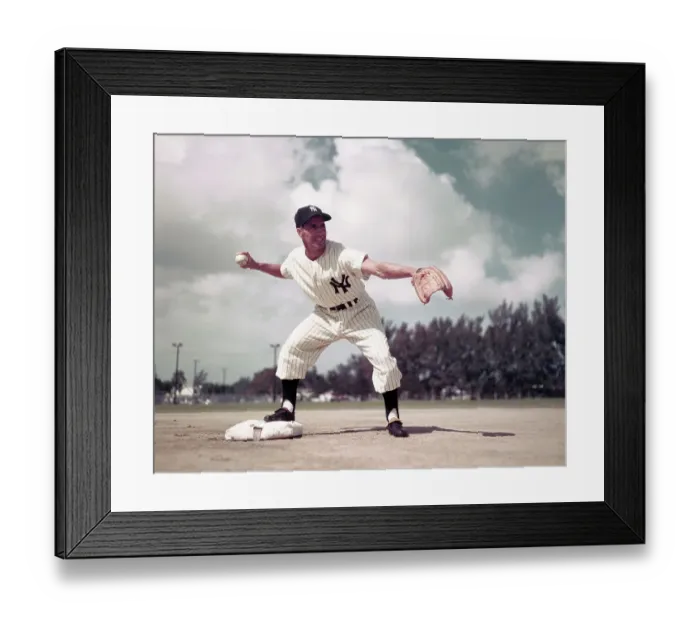 Framed Print : Phil Rizzuto Throwing Baseball Framed Print : Phil Rizzuto Throwing Baseball