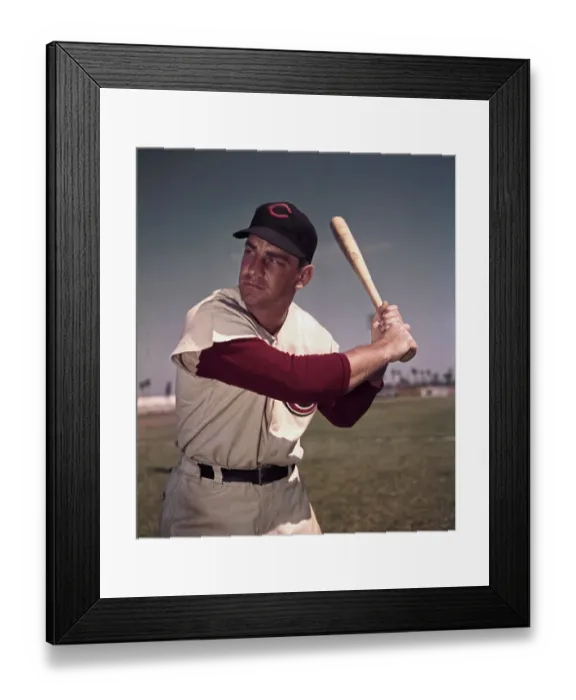 Framed Print : Ted Kluszewski Holding Bat Framed Print : Ted Kluszewski Holding Bat