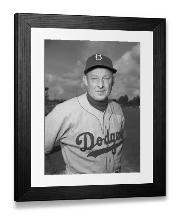 Framed Print : Portrait of Chuck Dressen