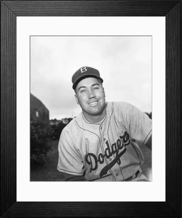 Framed Print : Brooklyn Dodgers Player Duke Snider Framed Print : Brooklyn Dodgers Player Duke Snider