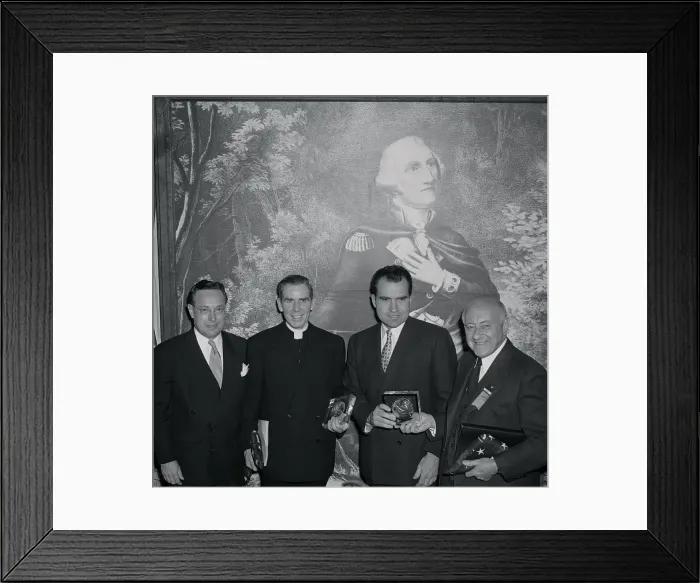 Framed Print : Cecil B. DeMille Receiving Freedom Award Framed Print : Cecil B. DeMille Receiving Freedom Award