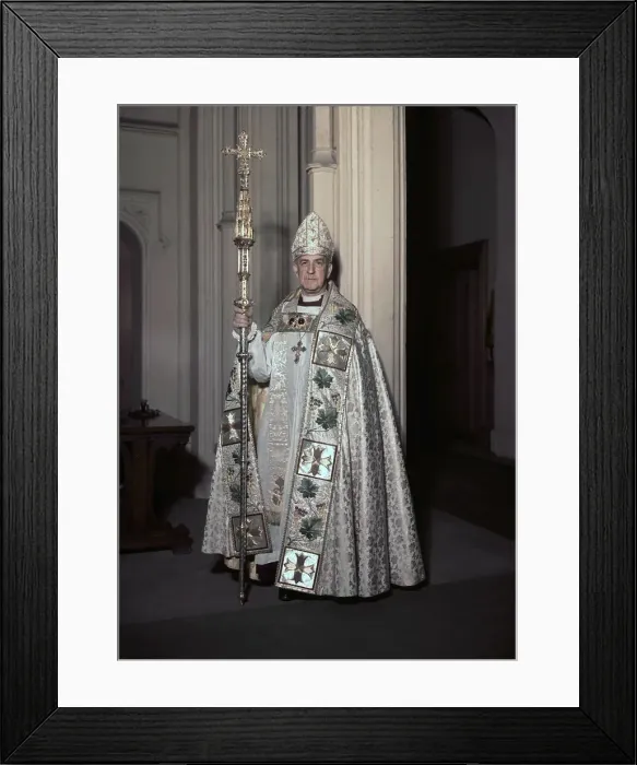 Framed Print : Archbishop in Ceremonial Robes
