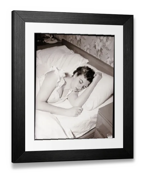 Framed Print : Woman Sleeping Framed Print : Woman Sleeping