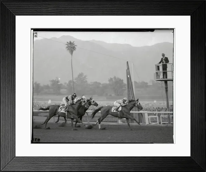 Framed Print : Willie Shoemaker Riding Trusting Across Finish Line Framed Print : Willie Shoemaker Riding Trusting Across Finish Line