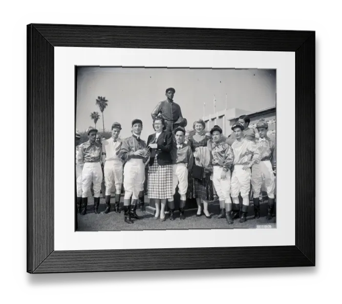 Framed Print : Award Presented To Jockey Framed Print : Award Presented To Jockey