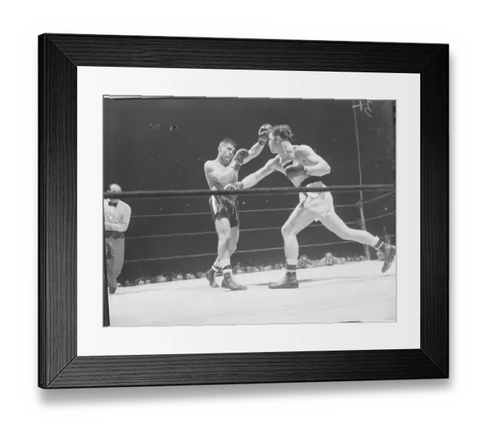 Framed Print : Rocky Castellani Fighting Pierre Langlois Framed Print : Rocky Castellani Fighting Pierre Langlois