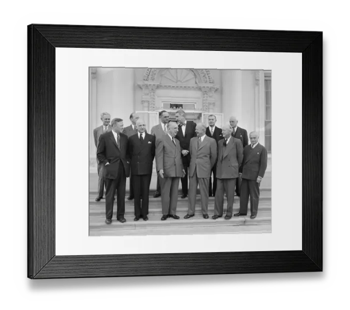 Framed Print : President Eisenhower Hosting Supreme Court Members Framed Print : President Eisenhower Hosting Supreme Court Members