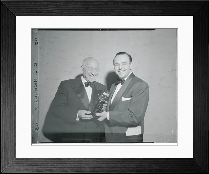 Framed Print : Cecil B. Demille Accepting Award Framed Print : Cecil B. Demille Accepting Award