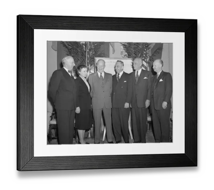 Framed Print : President Eisenhower at Prayer Breakfast Framed Print : President Eisenhower at Prayer Breakfast
