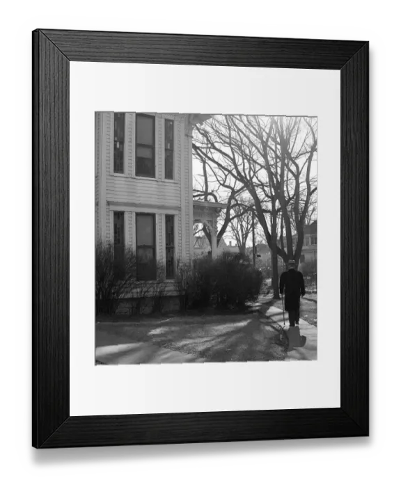 Framed Print : President Truman Returns Home After Presidency Framed Print : President Truman Returns Home After Presidency