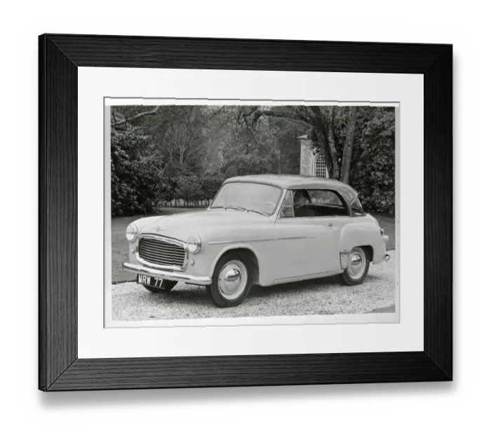 Framed Print : Small Convertible Car Outdoors Framed Print : Small Convertible Car Outdoors