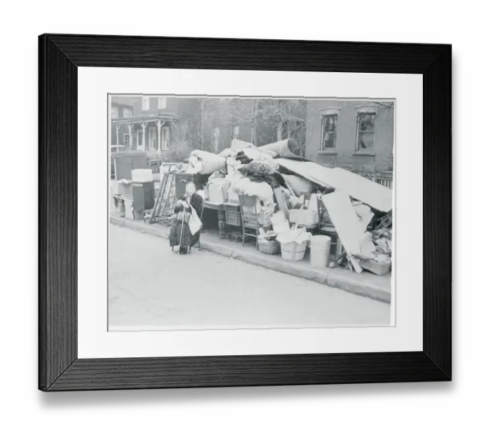 Framed Print : Mary Evans Evicted from Apartment Framed Print : Mary Evans Evicted from Apartment