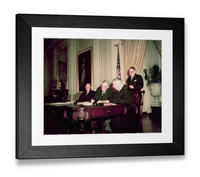 Framed Print : John Foster Being Sworn into Office Framed Print : John Foster Being Sworn into Office