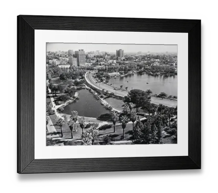 Framed Print : Aerial View of Los Angeles Framed Print : Aerial View of Los Angeles