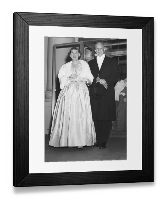 Framed Print : President And Mrs. Dwight Eisenhower Framed Print : President And Mrs. Dwight Eisenhower