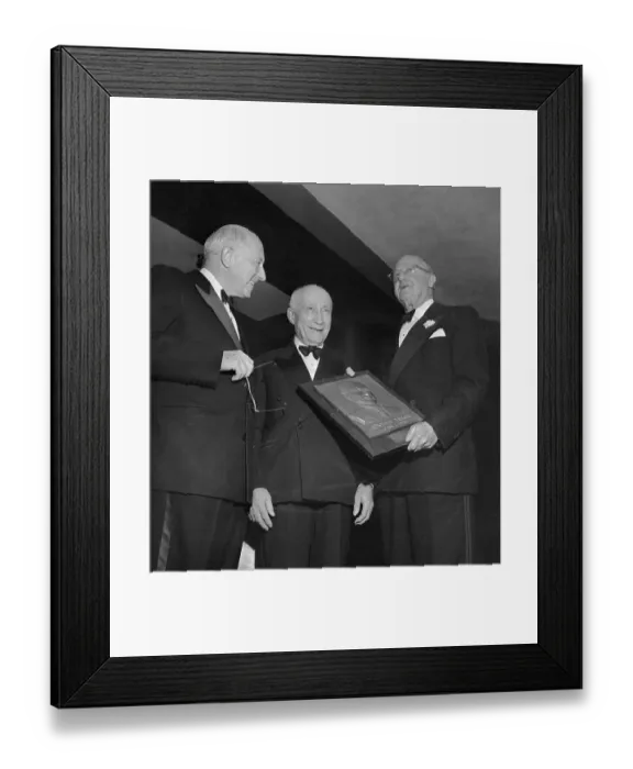 Framed Print : Cecil B. DeMille Attending Adolph Zukor Celebration Framed Print : Cecil B. DeMille Attending Adolph Zukor Celebration