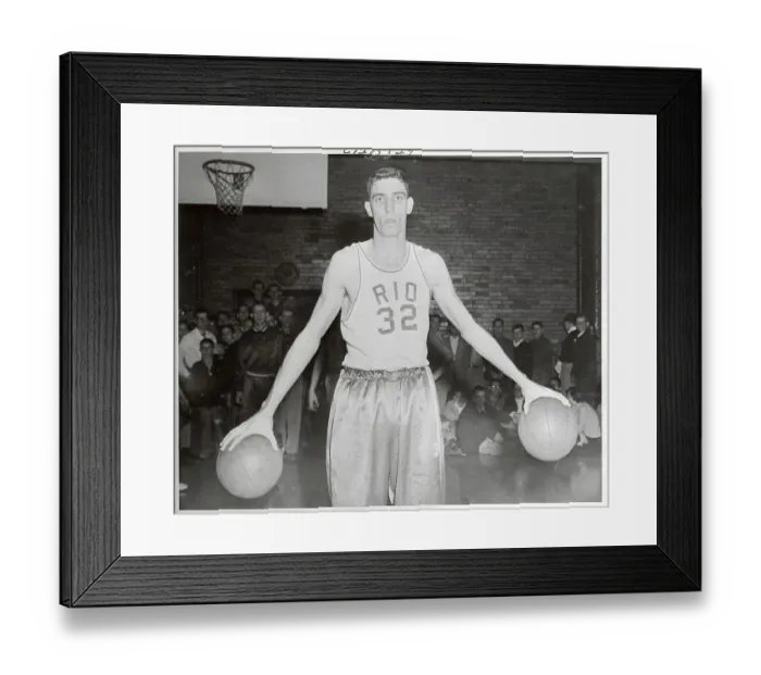 Framed Print : Basketball Player Bevo Francis Framed Print : Basketball Player Bevo Francis