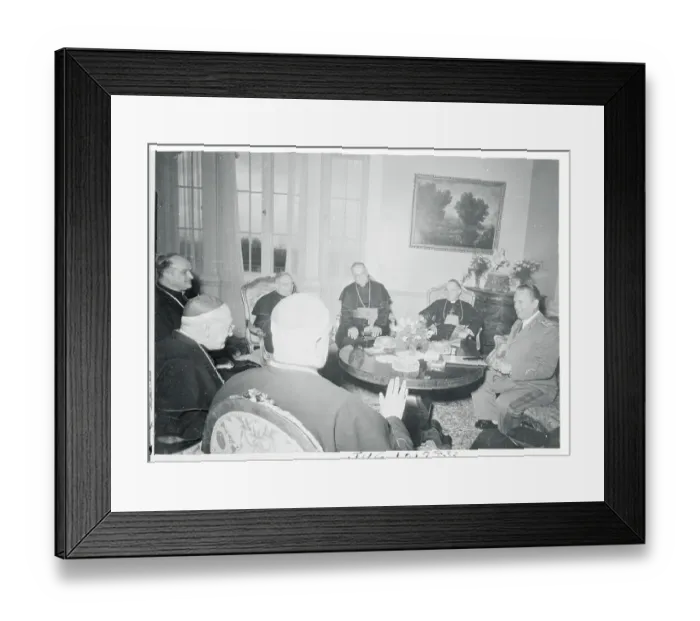 Framed Print : Marshal Tito During Session with Religious Leaders Framed Print : Marshal Tito During Session with Religious Leaders