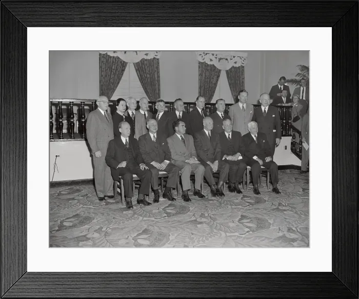 Framed Print : President-Elect Eisenhower and Cabinet Framed Print : President-Elect Eisenhower and Cabinet