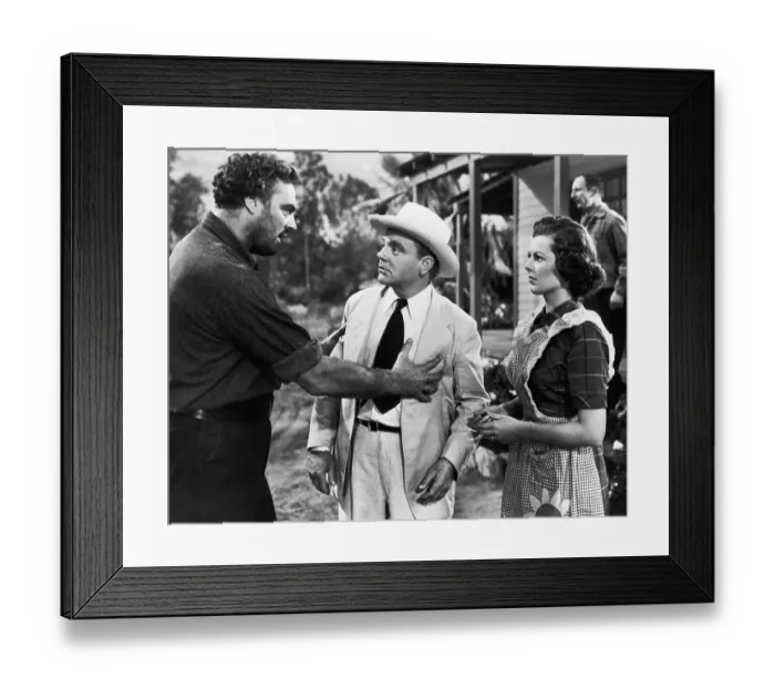 Framed Print : Movie Scene from A Lion in the Streets