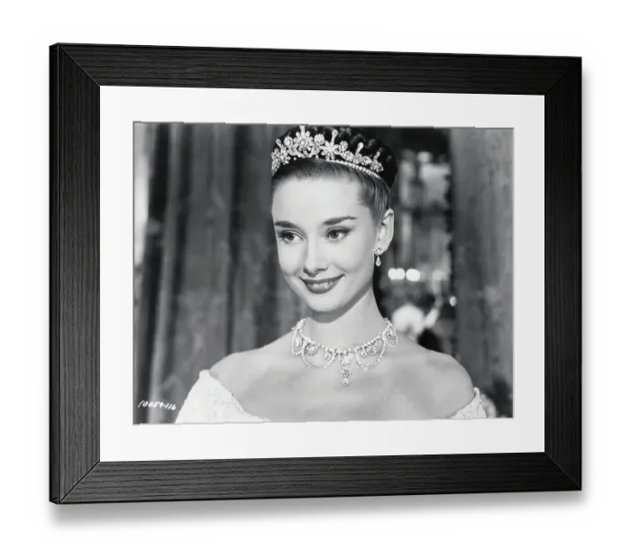 Framed Print : Audrey Hepburn in Roman Holiday Framed Print : Audrey Hepburn in Roman Holiday