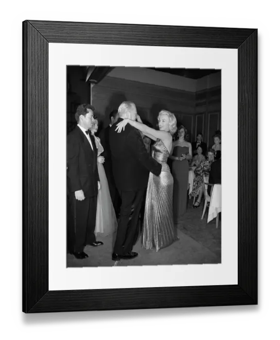 Framed Print : Marilyn Monroe and Charles Coburn Dancing Framed Print : Marilyn Monroe and Charles Coburn Dancing