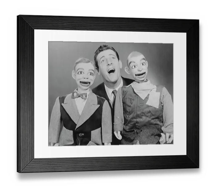 Framed Print : Ventriloquist Paul Winchell Framed Print : Ventriloquist Paul Winchell