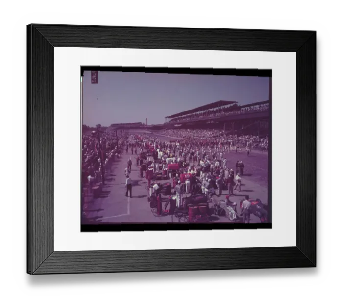 Framed Print : Speed Raceway and Crowded Stadium Site Framed Print : Speed Raceway and Crowded Stadium Site