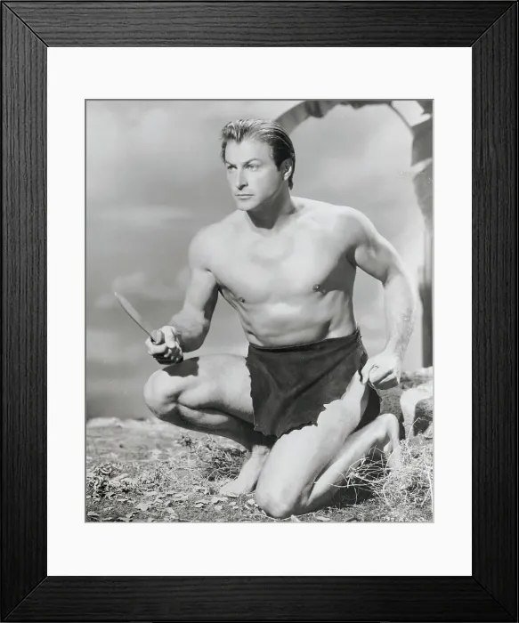 Framed Print : Actor Lex Barker as Tarzan Framed Print : Actor Lex Barker as Tarzan
