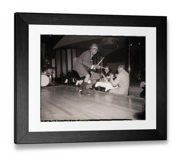 Framed Print : Lionel Hampton Singing at the Music Box Framed Print : Lionel Hampton Singing at the Music Box