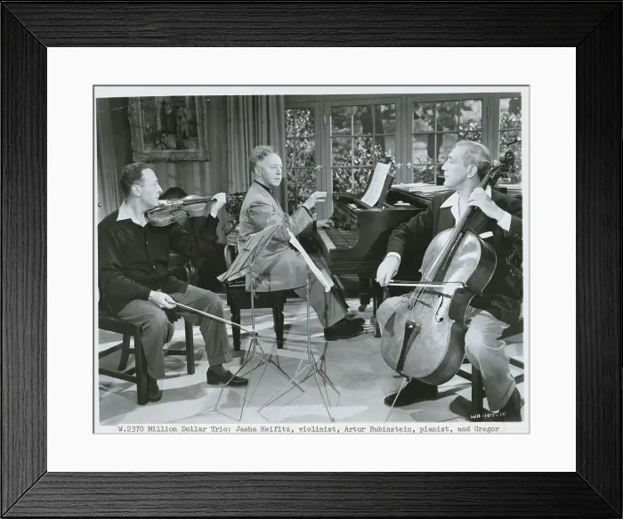 Framed Print : Classical Virtuosos Rehearsing Framed Print : Classical Virtuosos Rehearsing