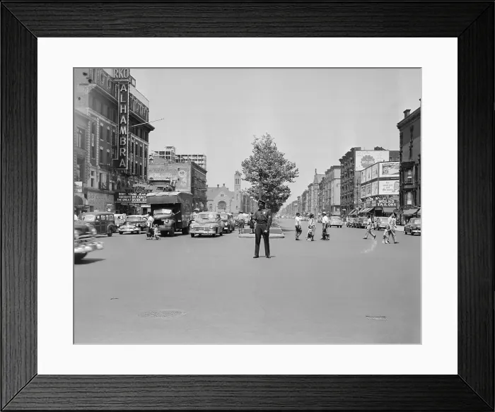 Framed Print : Famous Harlem Street Framed Print : Famous Harlem Street