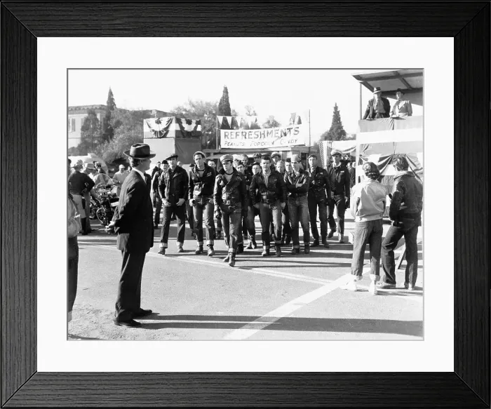 Framed Print : View of Marlon Brando on Set Framed Print : View of Marlon Brando on Set