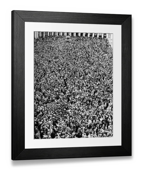 Framed Print : Crowd Scene Framed Print : Crowd Scene